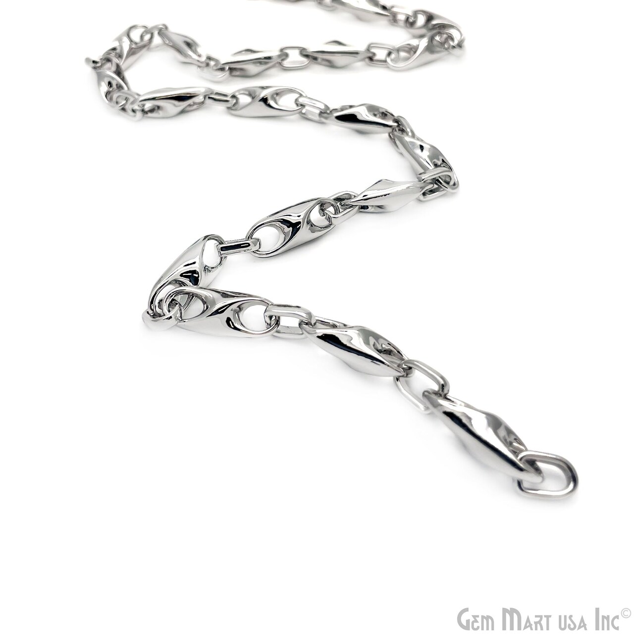 Silver Finding Chain, Silver Plated DIY Jewelry Chain, DIY Necklace Chain, Assorted Styles, 1 foot, GemMartUSA (SPCH)